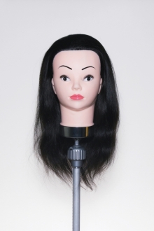 Sammi practice mannequin 18&quot; whole wig 80% human hair + 20% artificial hair mixed hair woman