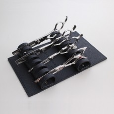 Scissors cradle integrated leather scissors organizer organizer 4 colors