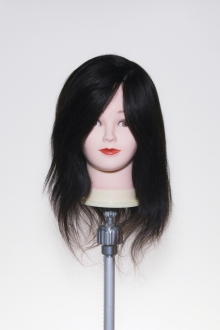 Sammi Practice Mannequin Down Hair 16&quot; Wig 100% Human Hair Woman